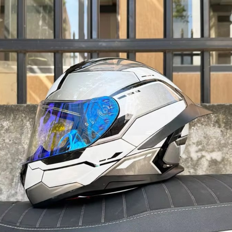 ORZ Motorcycle Bluetooth Helme - огляд і ціна Full Face Motorcycle Helmet With Bluetooth