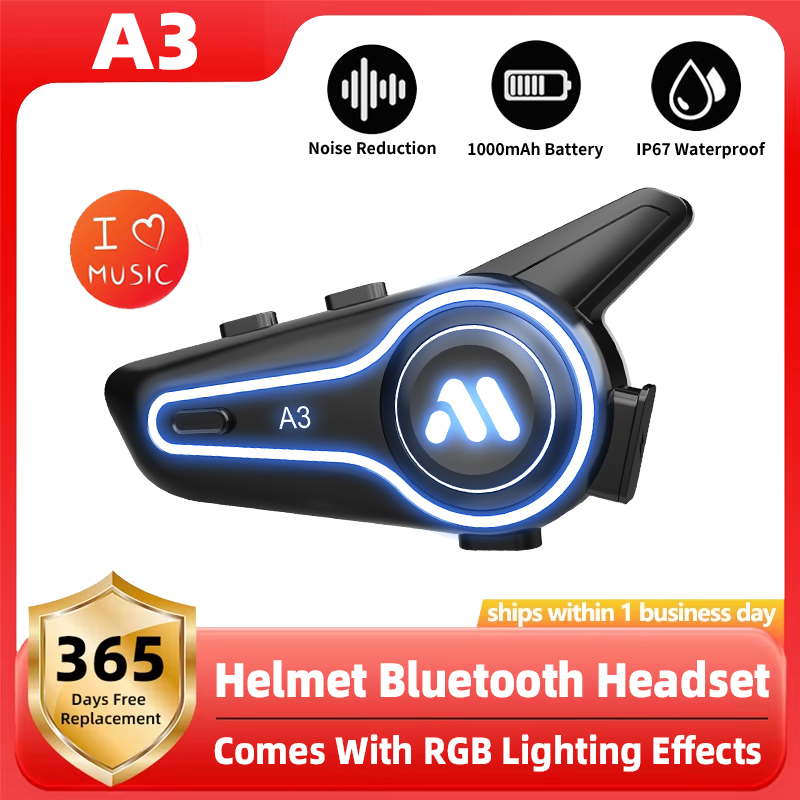 New A3 Motorcycle Helmet Bluet - огляд і ціна Full Face Motorcycle Helmet With Bluetooth
